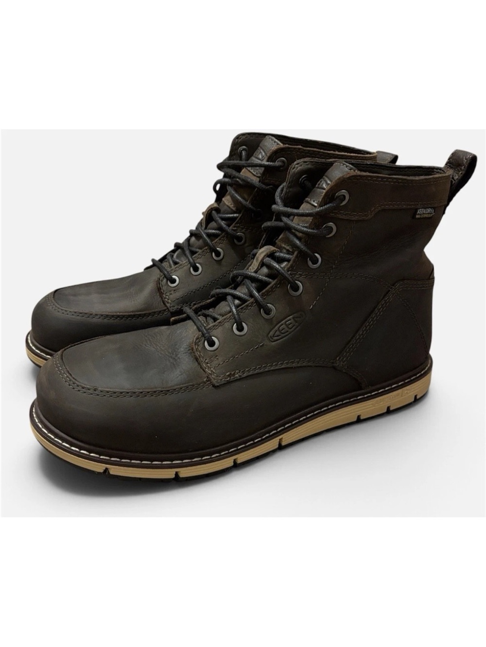 KEEN Utility San Jose 6" Aluminum Toe Waterproof Wedge Work Boots Men's Sz 11.5D